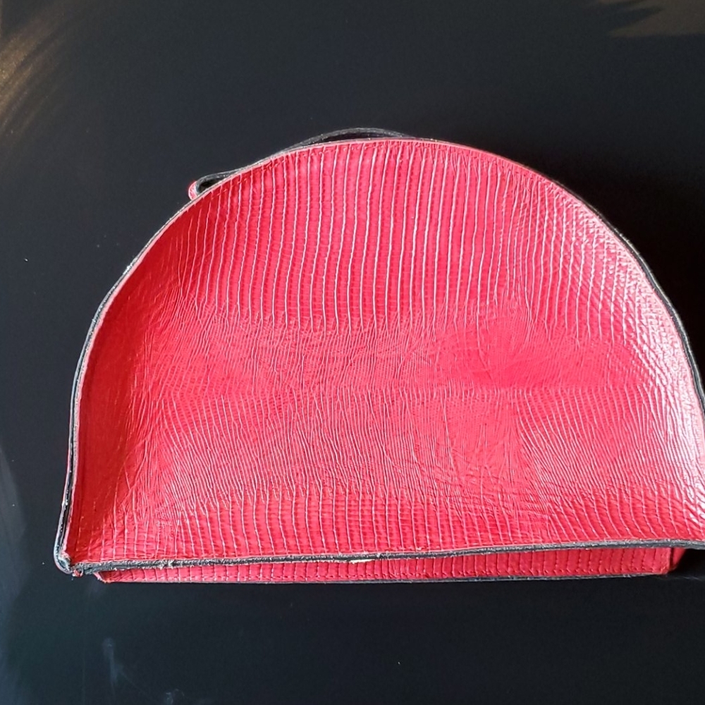 Red Leather Purse